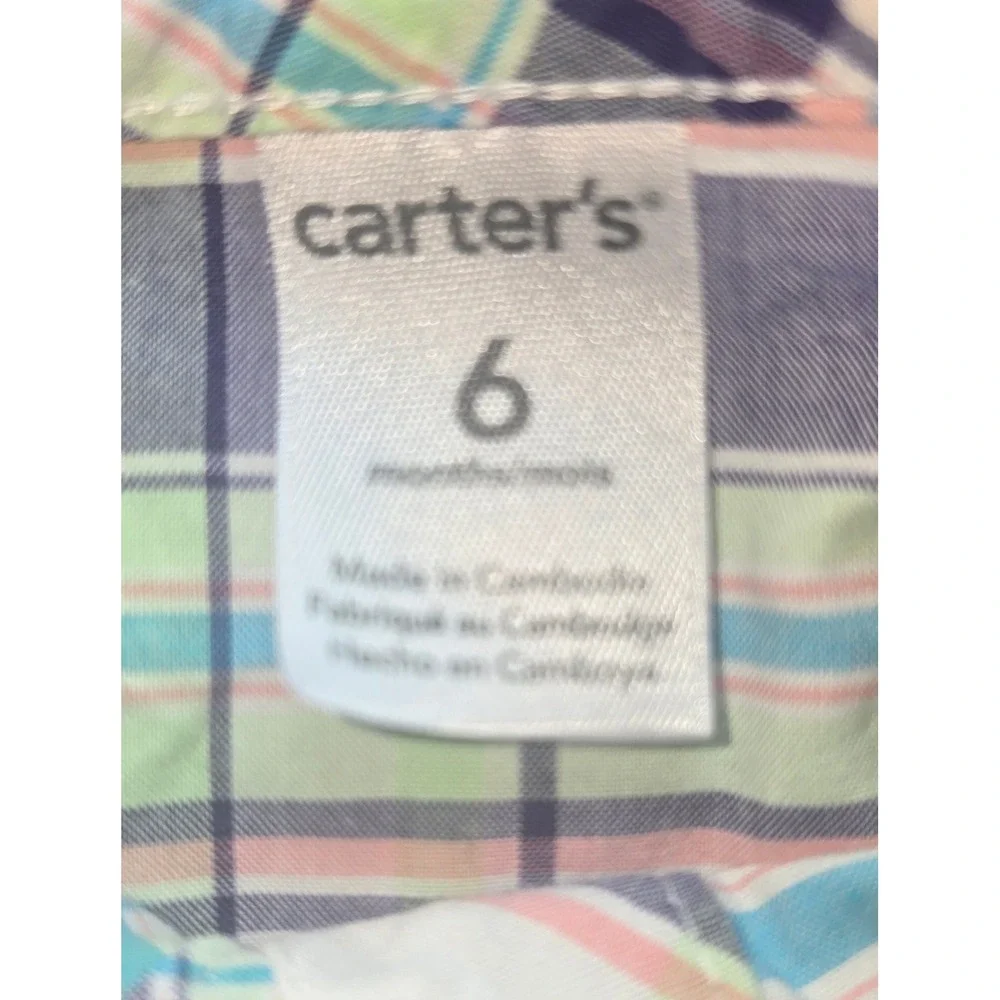 Carter's Plaid Tunic & Modern Moments Organic Cotton Bloomers Set 6 Months